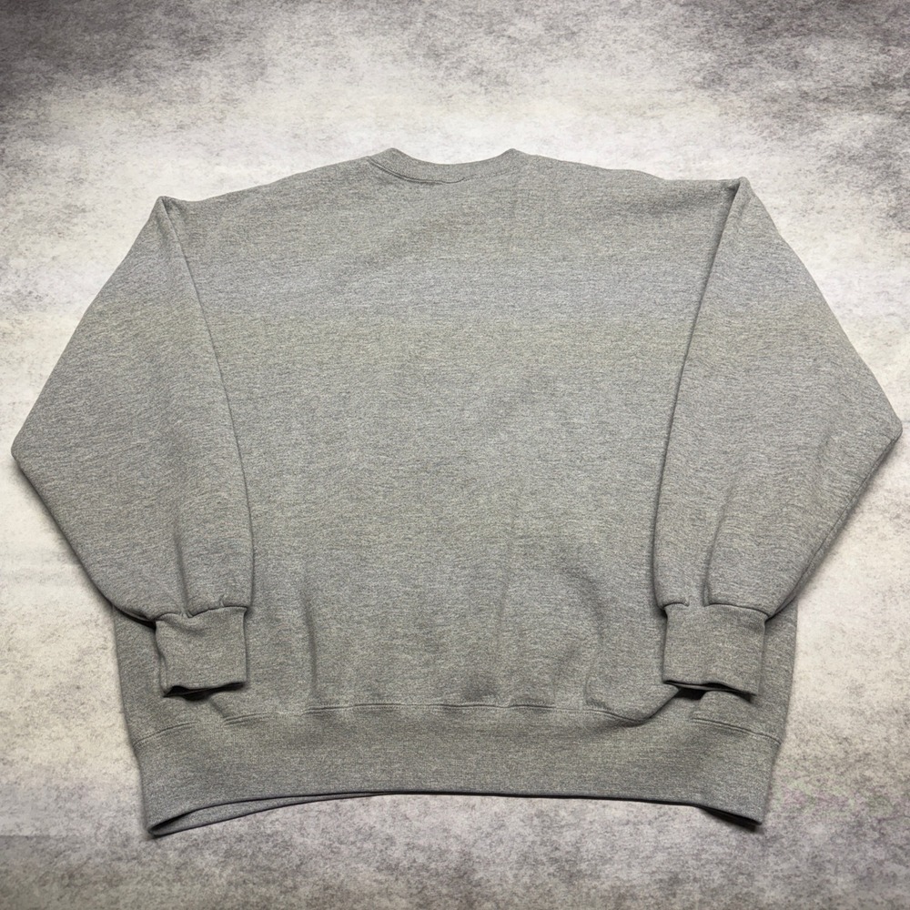 Vintage 90s Russell Athletic East Tennessee Bucs Sweatshirt Gray 3XL Made in USA - Picture 4 of 8